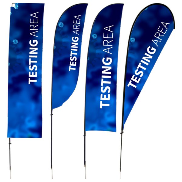 covid19 fabric flag banners