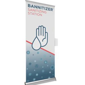 Bannitizer Sanitizing Station Kit left